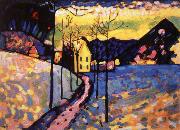 Wassily Kandinsky Winter oil painting on canvas